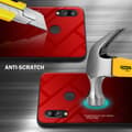 Miniatyrbild 3 av 7: Huawei P20 LITE 2018 / NOVA 3E Skal Fodral i två färger av TPU-silikon och baksida av härdat glas Case Cover Mobilskydd