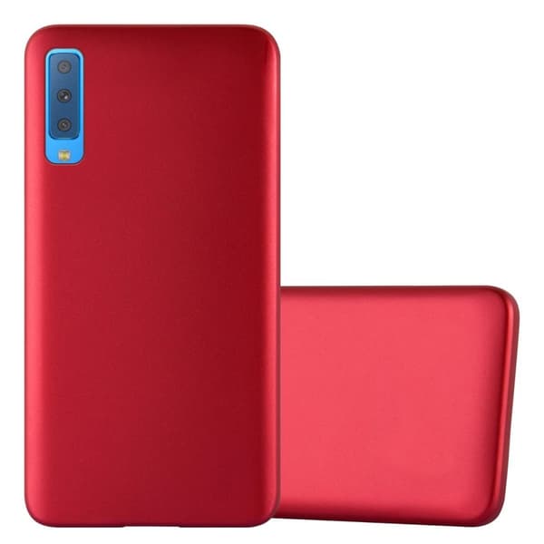 Deksel til Samsung Galaxy A7 2018 Beskyttelsesdeksel laget av fleksibelt TPU-silikon