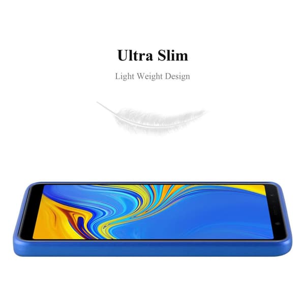 Deksel til Samsung Galaxy A7 2018 Beskyttelsesdeksel laget av fleksibelt TPU-silikon