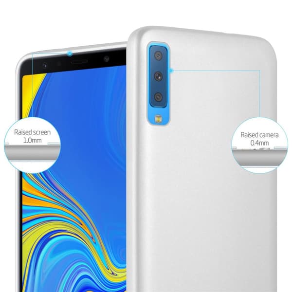 Samsung Galaxy A7 2018 Skal Fodral Mobilskydd av flexibelt TPU-silikon