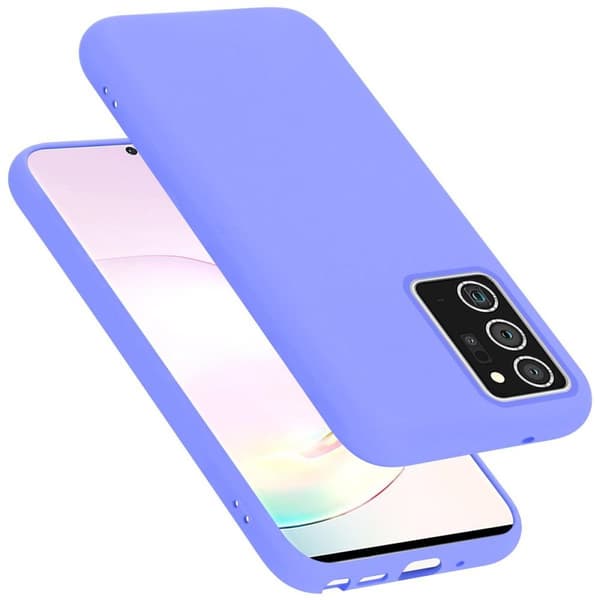 Samsung Galaxy NOTE 20 PLUS Suojakotelo Suojakuori valmistettu joustavasta TPU-silikonista LIQUID VIOLETTI
