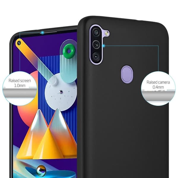 Samsung Galaxy A11 / M11 Skal Fodral Mobilskydd av flexibelt TPU-silikon