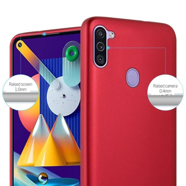 Samsung Galaxy A11 / M11 Skal Fodral Mobilskydd av flexibelt TPU-silikon