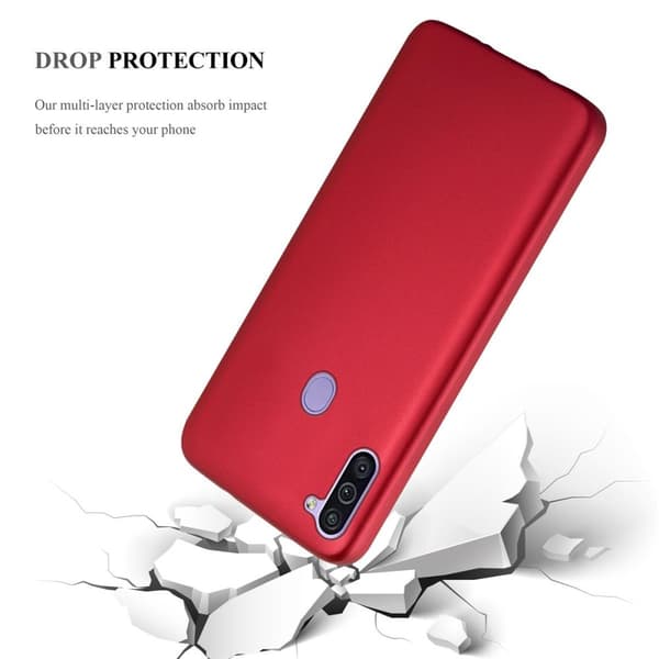 Samsung Galaxy A11 / M11 Skal Fodral Mobilskydd av flexibelt TPU-silikon