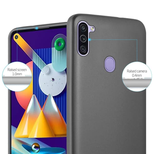 Samsung Galaxy A11 / M11 Skal Fodral Mobilskydd av flexibelt TPU-silikon