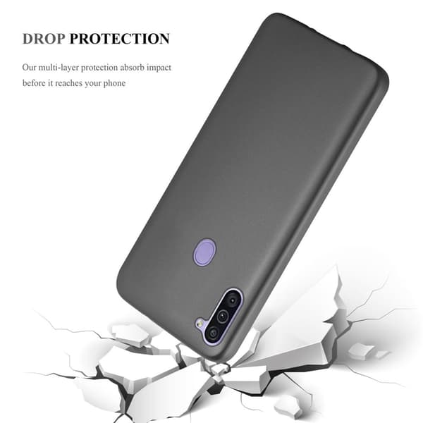 Samsung Galaxy A11 / M11 Skal Fodral Mobilskydd av flexibelt TPU-silikon