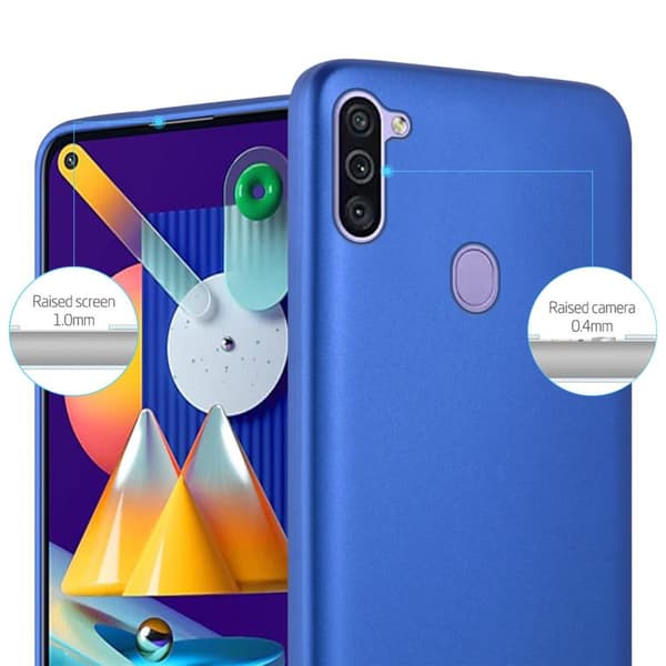 Samsung Galaxy A11 / M11 Skal Fodral Mobilskydd av flexibelt TPU-silikon