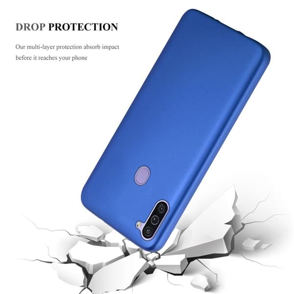 Samsung Galaxy A11 / M11 Skal Fodral Mobilskydd av flexibelt TPU-silikon