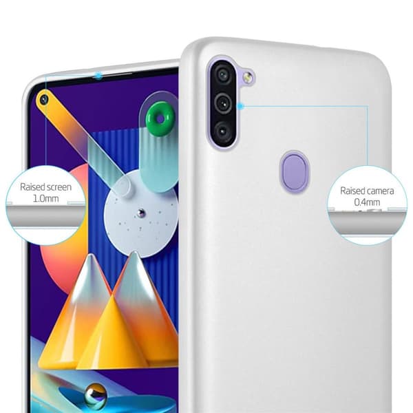 Samsung Galaxy A11 / M11 Skal Fodral Mobilskydd av flexibelt TPU-silikon