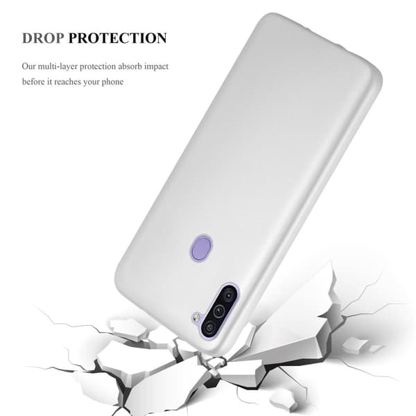 Samsung Galaxy A11 / M11 Skal Fodral Mobilskydd av flexibelt TPU-silikon
