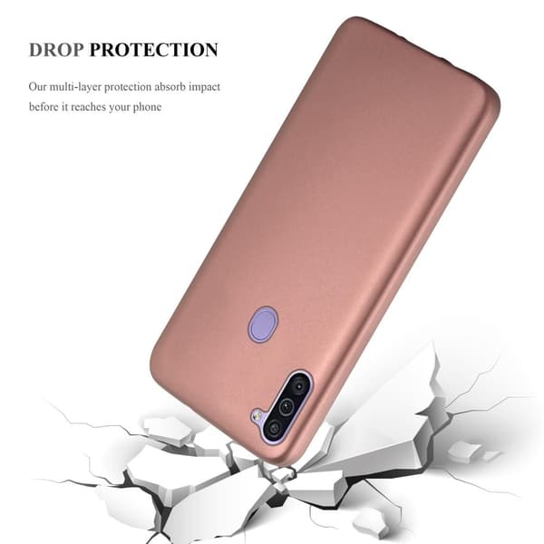 Samsung Galaxy A11 / M11 Skal Fodral Mobilskydd av flexibelt TPU-silikon