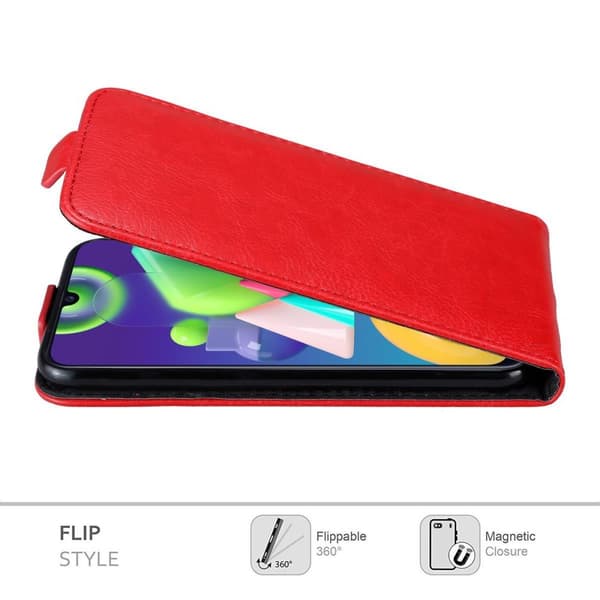 Samsung Galaxy M21 / M30s Suojakotelo Suojakuori Lompakkokotelo Matkapuhelinkotelo flip muotoilu magneettisuljenta