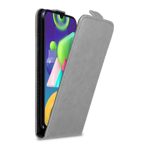 Samsung Galaxy M21 / M30s Suojakotelo Suojakuori Lompakkokotelo Matkapuhelinkotelo flip muotoilu magneettisuljenta TITAANIN HARMAA