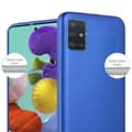 Pikkukuva 5 / 7: Samsung Galaxy A71 4G Suojakuori Kotelo valmistettu joustavasta TPU-silikonista