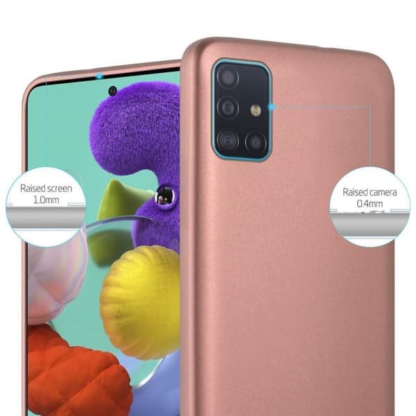 Samsung Galaxy A71 4G Suojakuori Kotelo valmistettu joustavasta TPU-silikonista