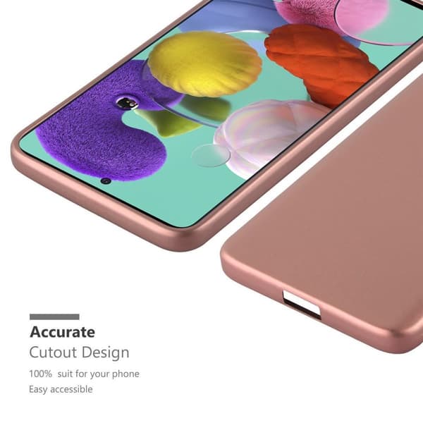 Samsung Galaxy A71 4G Suojakuori Kotelo valmistettu joustavasta TPU-silikonista