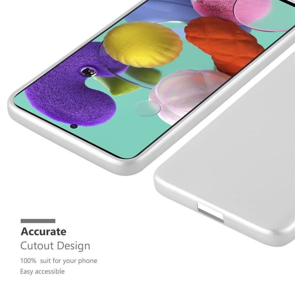 Samsung Galaxy A71 4G Skal Fodral Mobilskydd av flexibelt TPU-silikon