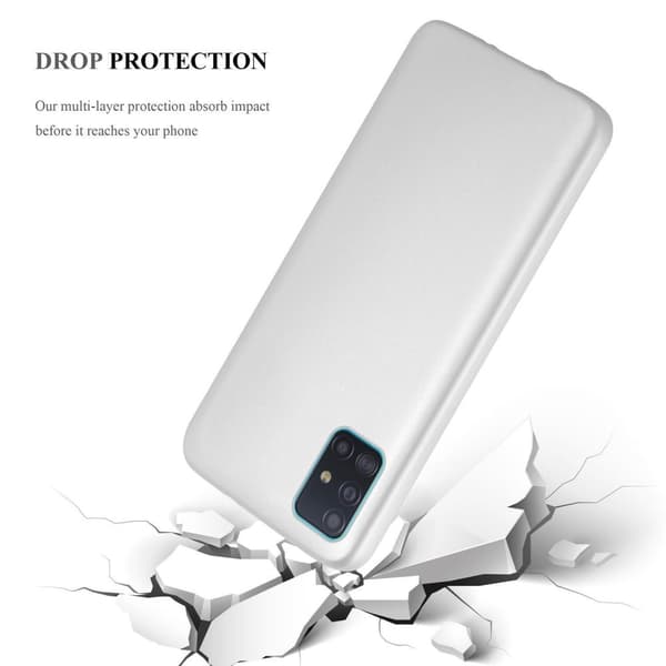 Samsung Galaxy A71 4G Skal Fodral Mobilskydd av flexibelt TPU-silikon