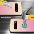 Miniatyrbilde 3 av 7: Deksel til Samsung Galaxy S10 4G Silikondeksel av TPU-silikon og bakside av herdet glass