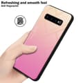 Miniatyrbilde 6 av 7: Deksel til Samsung Galaxy S10 4G Silikondeksel av TPU-silikon og bakside av herdet glass