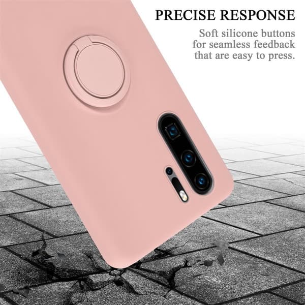 Huawei P30 PRO Suojakotelo Suojakuori joustavasta TPU-silikonista jossa on rengas