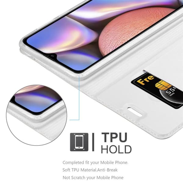 Samsung Galaxy A10s / M01s Suojakotelo Suojakuori Lompakkokotelo Matkapuhelinkotelo jossa magneettisuljenta, jalusta-toiminto ja korttitasku