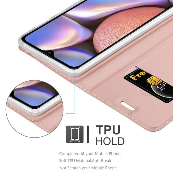 Samsung Galaxy A10s / M01s Suojakotelo Suojakuori Lompakkokotelo Matkapuhelinkotelo jossa magneettisuljenta, jalusta-toiminto ja korttitasku