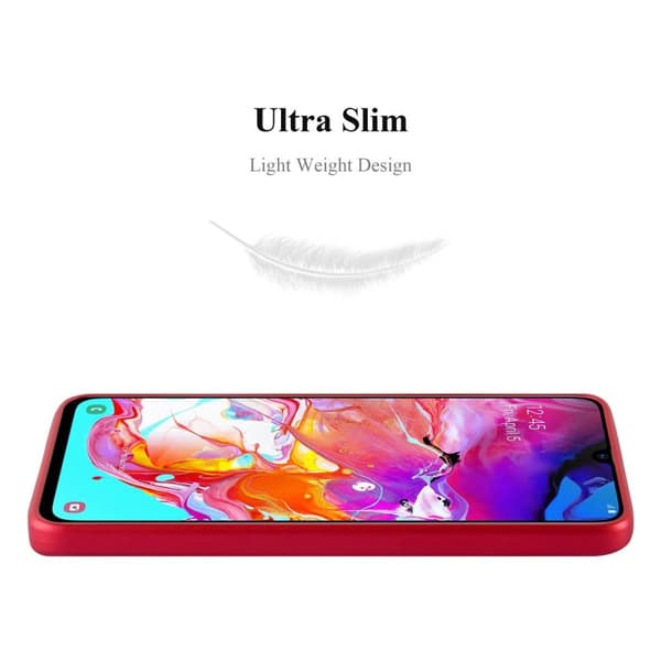 Deksel til Samsung Galaxy A70 / A70s Beskyttelsesdeksel laget av fleksibelt TPU-silikon
