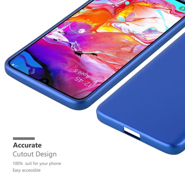 Deksel til Samsung Galaxy A70 / A70s Beskyttelsesdeksel laget av fleksibelt TPU-silikon