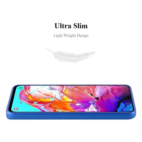 Deksel til Samsung Galaxy A70 / A70s Beskyttelsesdeksel laget av fleksibelt TPU-silikon
