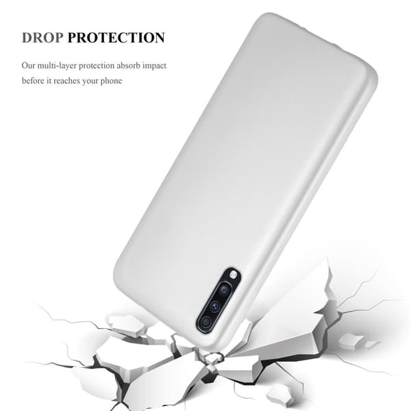 Deksel til Samsung Galaxy A70 / A70s Beskyttelsesdeksel laget av fleksibelt TPU-silikon
