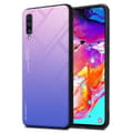 Miniatyrbilde 1 av 11: Deksel til Samsung Galaxy A70 / A70s Silikondeksel av TPU-silikon og bakside av herdet glass