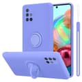 Pikkukuva 2 / 11: Samsung Galaxy A51 4G / M40s Suojakotelo Suojakuori joustavasta TPU-silikonista jossa on rengas