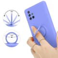 Miniatyrbild 6 av 9: Samsung Galaxy A51 4G / M40s Skal Fodral Mobilskydd av flexibelt TPU-silikon med ring Skyddsfodral Case Cover