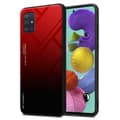 Miniatyrbilde 1 av 7: Deksel til Samsung Galaxy A51 4G / M40s Silikondeksel av TPU-silikon og bakside av herdet glass