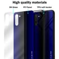 Miniatyrbilde 7 av 7: Deksel til Samsung Galaxy NOTE 10 Stripe optics Silikondeskel laget av TPU-silikon og bakside av herdet glass
