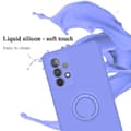 Miniatyrbild 2 av 9: Samsung Galaxy A52 (4G / 5G) / A52s Skal Fodral Mobilskydd av flexibelt TPU-silikon med ring Skyddsfodral Case Cover
