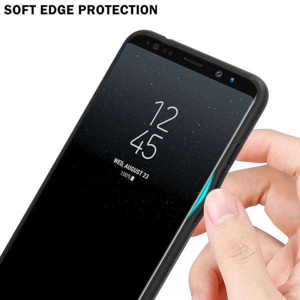 Samsung Galaxy NOTE 8 Skal Fodral Case Cover Randigt utseende i TPU-silikon och baksida i härdat glas Skyddsfodral