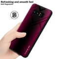 Miniatyrbild 5 av 6: Samsung Galaxy NOTE 8 Skal Fodral Case Cover Randigt utseende i TPU-silikon och baksida i härdat glas Skyddsfodral