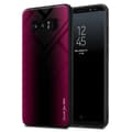 Miniatyrbild 1 av 6: Samsung Galaxy NOTE 8 Skal Fodral Case Cover Randigt utseende i TPU-silikon och baksida i härdat glas Skyddsfodral