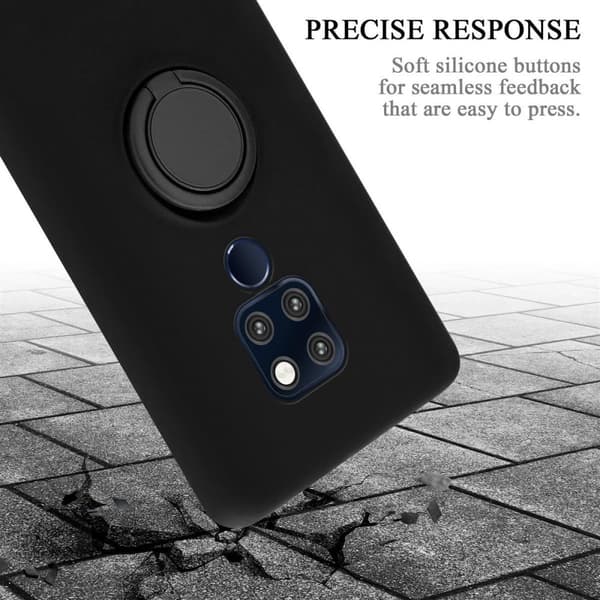 Huawei MATE 20 Suojakotelo Suojakuori joustavasta TPU-silikonista jossa on rengas