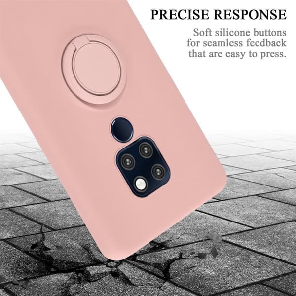 Huawei MATE 20 Suojakotelo Suojakuori joustavasta TPU-silikonista jossa on rengas