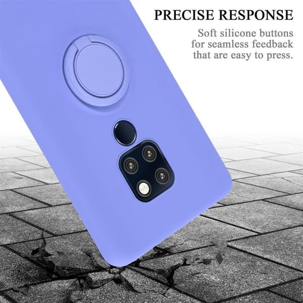 Huawei MATE 20 Suojakotelo Suojakuori joustavasta TPU-silikonista jossa on rengas