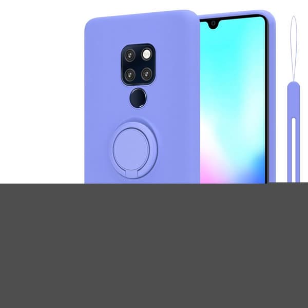 Huawei MATE 20 Suojakotelo Suojakuori joustavasta TPU-silikonista jossa on rengas