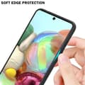 Pikkukuva 5 / 7: Samsung Galaxy A71 4G Suojakuori Suojakotelo TPU-silikonista valmistettu raitaoptiikan suojakansi ja karkaistusta lasista valmistettu takapuoli