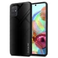 Pikkukuva 1 / 7: Samsung Galaxy A71 4G Suojakuori Suojakotelo TPU-silikonista valmistettu raitaoptiikan suojakansi ja karkaistusta lasista valmistettu takapuoli