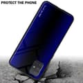 Pikkukuva 4 / 7: Samsung Galaxy A71 4G Suojakuori Suojakotelo TPU-silikonista valmistettu raitaoptiikan suojakansi ja karkaistusta lasista valmistettu takapuoli
