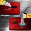 Miniatyrbilde 3 av 7: Deksel til Samsung Galaxy A8 2018 Silikondeksel av TPU-silikon og bakside av herdet glass