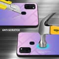Pikkukuva 3 / 7: Samsung Galaxy M21 / M30s Suojakuori Suojakotelo Kaksivärinen joka on valmistettu TPU-silikonista ja jonka takaosa on valmistettu karkaistusta lasista