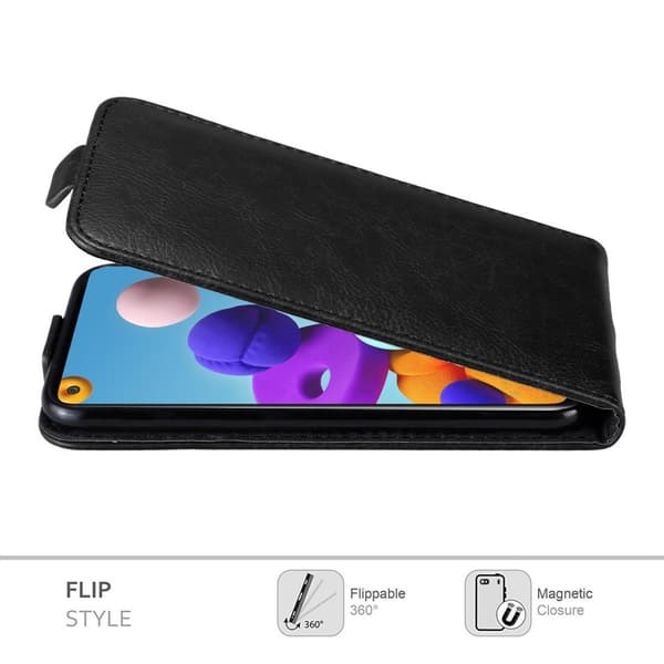 Skyddsfodral för Samsung Galaxy A21s Fodral Skal i flipdesign med magnetisk stängning Case Cover